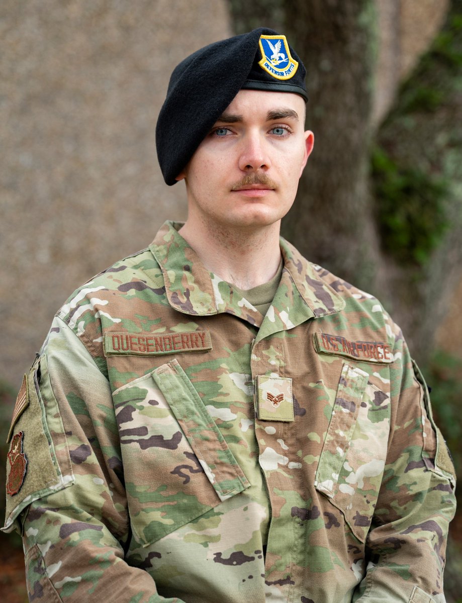 USW_PR_HONTata's tweet image. Our @DoW_USW_PR team is privileged to share the stories of the many Service members impacted by the COVID-19 vaccine mandate. This week, we are highlighting Austin Quesenberry.

Airman 1st Class Quesenberry, a Security Forces Defender, was involuntarily separated in February 2022