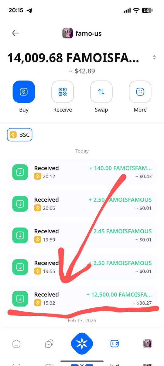 TC Test App Update:

Pic 1 - someone bought 2.45M of my creator token (worth $7500)

Pic 2 - I received 12.5k of my creator token without doing anything (worth $38.27)

That's just a part of monetization people! 😆

#tokenizedcommunities #onlineplus #pumpit
<a href="/ion/">Jonathan H.</a> <a href="/zeus/">@zeus</a> <a href="/BNBCHAIN/">BNB Chain</a>