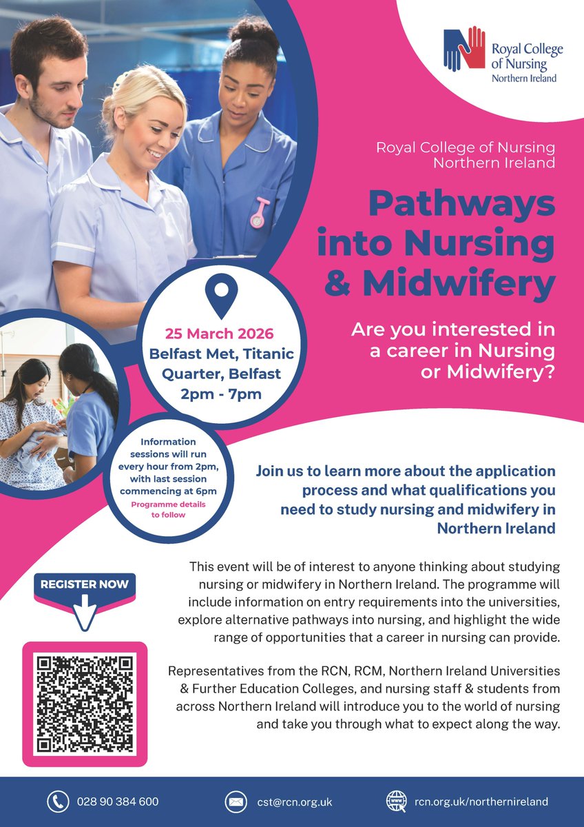 🌟 POST 16 STUDENTS — ARE YOU INTERESTED IN NURSING OR MIDWIFERY? 🌟 Don’t miss this amazing opportunity! 🩺👶💙 If you’re passionate about caring for others or considering applying for Nursing or Midwifery in the future — this event is your perfect starting point. ✨