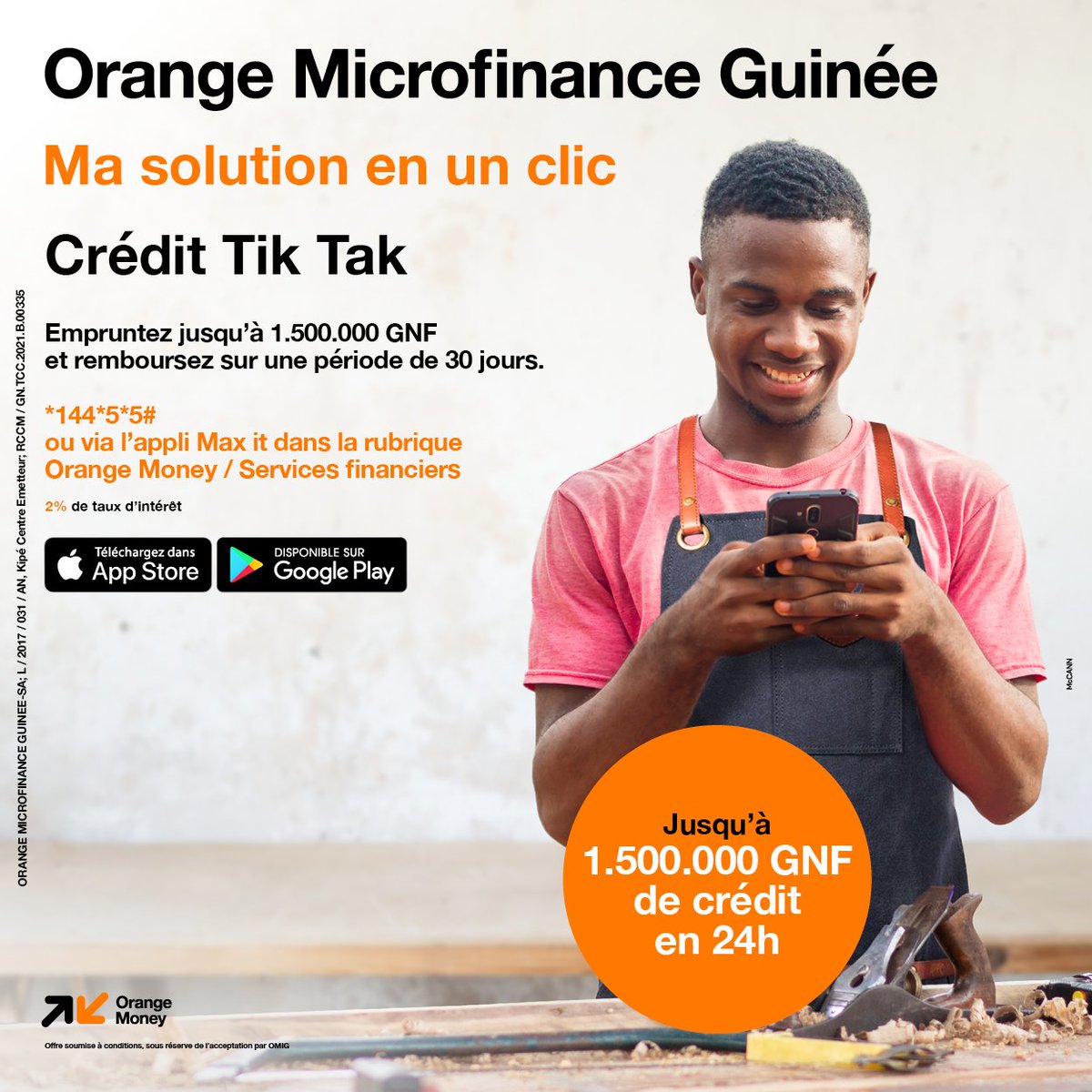 La vie ne prévient pas. Les dépenses non plus.
Tik Tak t’aide à gérer quand ça arrive.

C’est rapide, simple et accessible📷
📷 Compose *144*5*5*1# ou via Max It : pulse.ly/pixunbjo5l

Avec Orange Money, tu n’es jamais seul📷

#OrangeMoney #offretiktak #OrangeEstLà