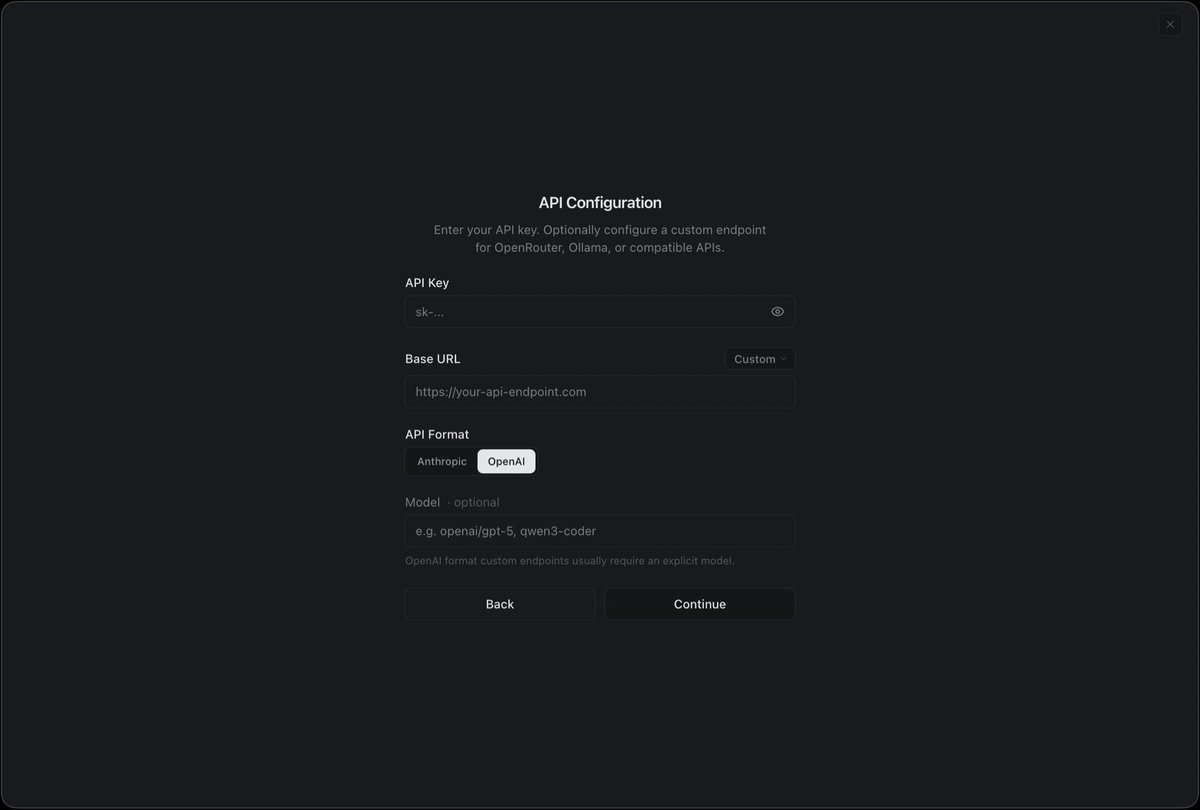 tentarcai's tweet photo. Tentarc v1.0.1 is live.
What’s new: Codex as a new agent option (alongside Claude), long-term memory, automations, Apps can now send images/voice/files, OpenAI-compatible Custom API Connect, and Skills now detect .agents/skills. https://t.co/2ZtFQ303oM