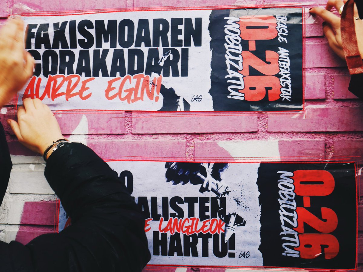 IAS_bidasoa's tweet photo. Azken asteak utzitako irudiak! 🚩

O26 MOBILIZATU! https://t.co/8JxEjk1Oj2