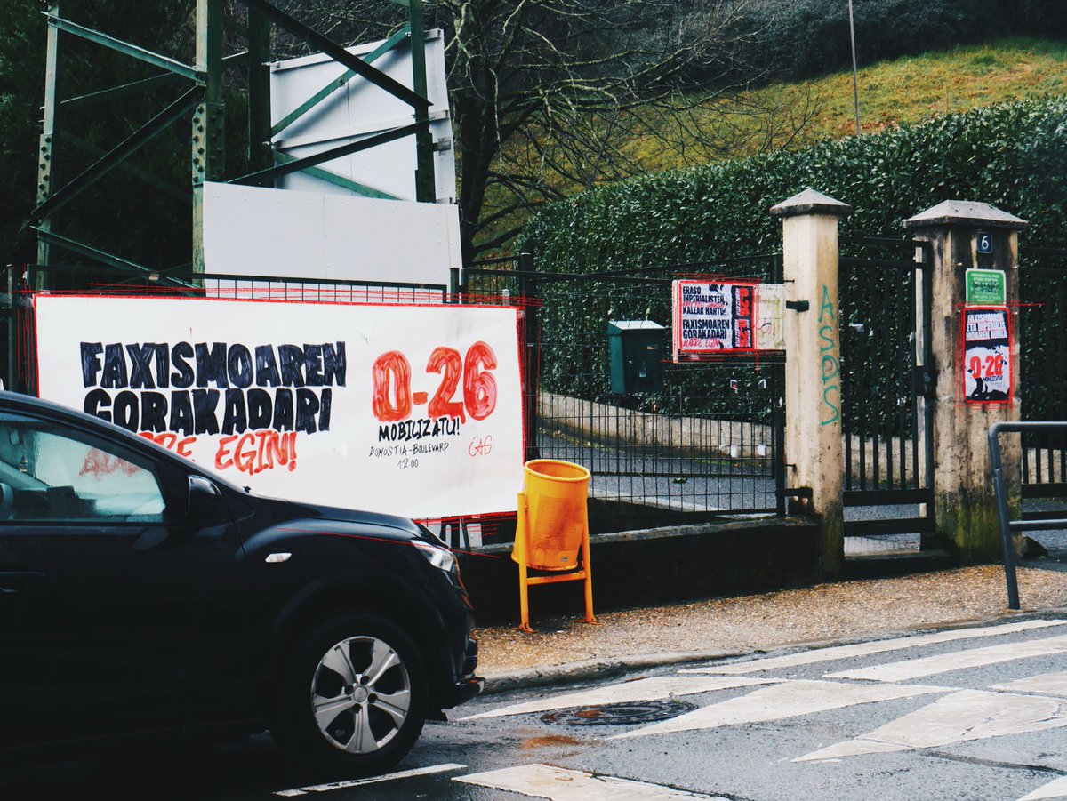 IAS_bidasoa's tweet photo. Azken asteak utzitako irudiak! 🚩

O26 MOBILIZATU! https://t.co/8JxEjk1Oj2