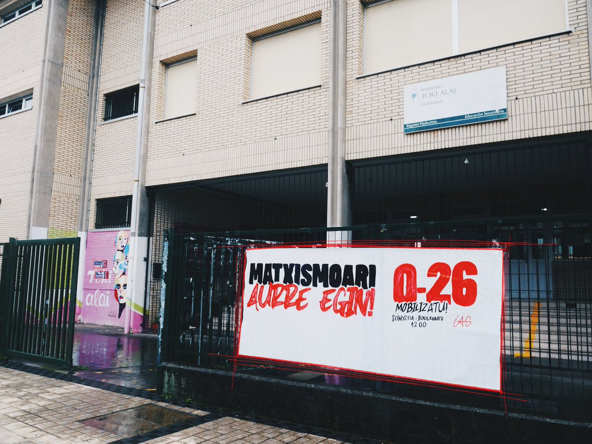 IAS_bidasoa's tweet photo. Azken asteak utzitako irudiak! 🚩

O26 MOBILIZATU! https://t.co/8JxEjk1Oj2