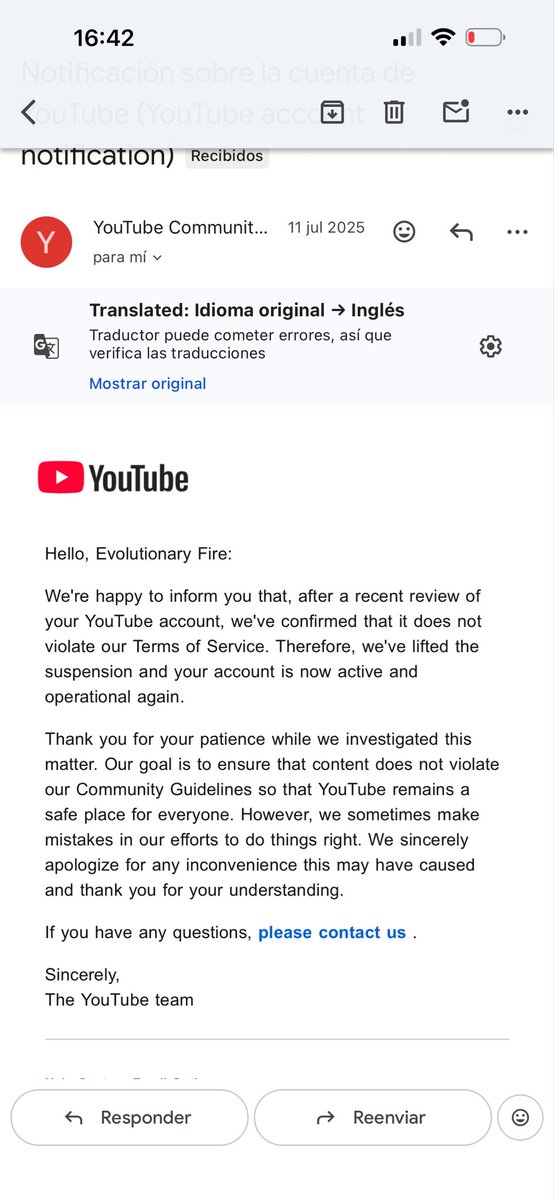 SandiaBruno's tweet photo. @TeamYouTube I am still waiting for a response from the YouTube team.

My channel was suspended in June and then restored in July, with YouTube stating that I had not committed spam.

However, in November, it was suspended again. This may be a possible mistake, and I truly need a new manual review.

I am an honest creator who has never tried to bypass or deceive YouTube in any way. I take this platform as an incredible opportunity to grow and evolve in life.

Thank you very much for your support.