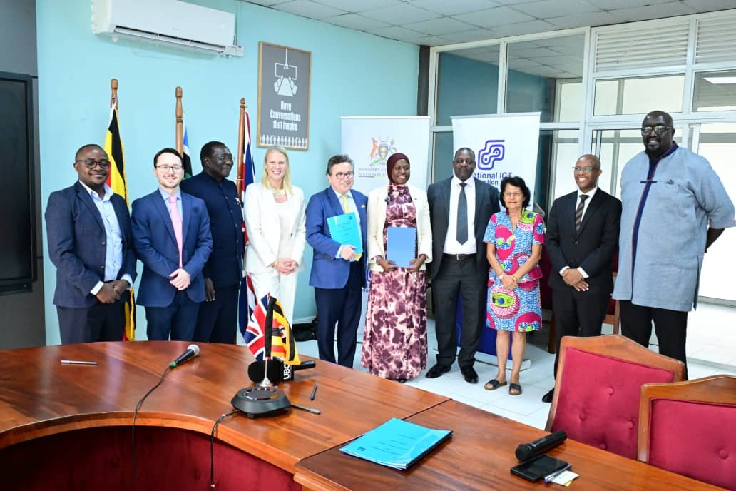 MoICT_Ug's tweet photo. Today, we signed a Memorandum of Collaboration with Spotlight on Africa and Algorithmic Partners, a UK-based organization, to accelerate Uganda’s digital transformation agenda .

At the heart of this partnership is a community-centered ICT Innovation Hub in Mbale, designed to bridge the digital divide by equipping young people and local communities with practical digital skills, supporting innovation, and creating pathways to jobs and entrepreneurship.

The Permanent Secretary of @MoICT_Ug, Dr. @azawedde, emphasized that the MoU is not just about one hub in Mbale; it is about establishing multiple hubs across the country ,  in collaboration with the private sector and global partners , to give young Ugandans the skills and opportunities they need to thrive.

#DigitalUganda