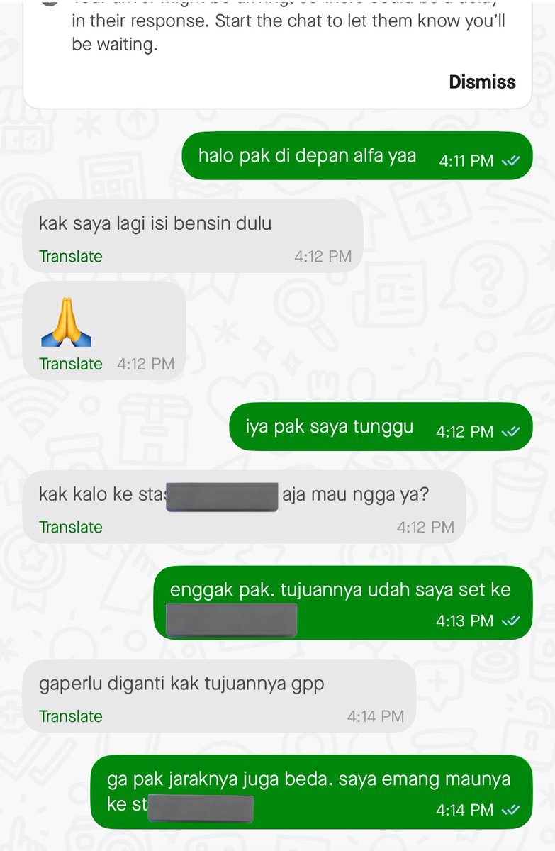 tukangyap's tweet photo. @txtkarir nih blm lama ini baru kejadian. jarak ke st tujuan itu lebih jauh dan gue gamau ke st yg dia saranin karna keretanya ga setiap waktu ada. lebih resenya pas udah deket, di cancel. kalo emang ga niat harusnya dari awal, waktu gue kebuang 1/2 jam buat mesen &amp; nunggu lagi. https://t.co/AmpREoo6ZC
