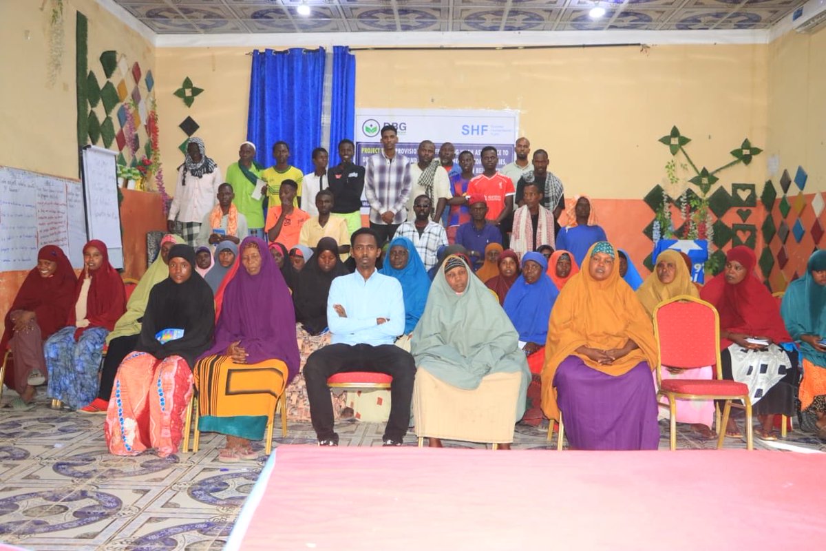 DBGGSomalia's tweet photo. DBG completed a 2 day training (18–19 Feb 2026) in Beledweyne, equipping 60 volunteers to lead mass cleaning campaigns in 4 IDP camps over the next 5 months.

Together, we’re building cleaner and healthier communities. 

#EnvironmentalHealth #Beledweyne https://t.co/k4Qb2Qiyyz