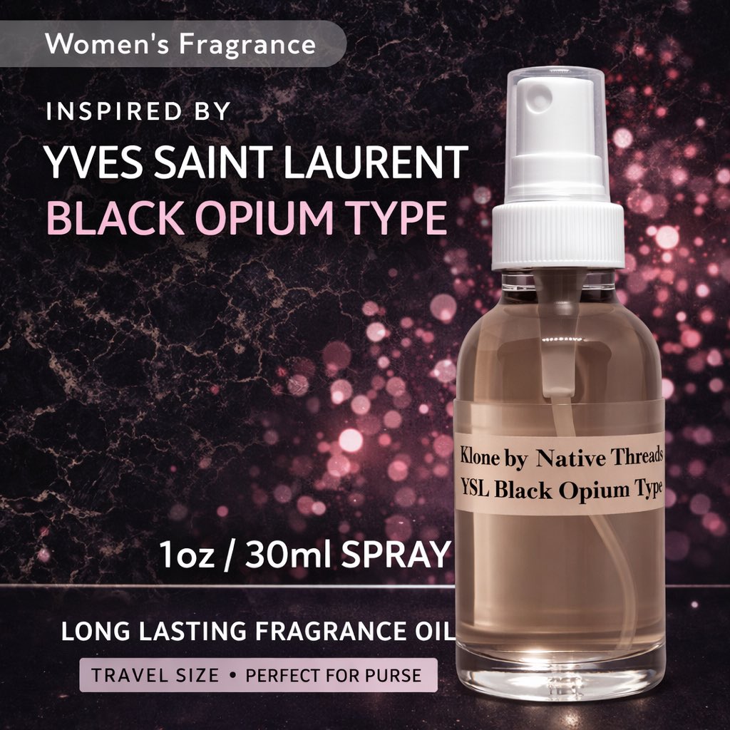 43Threads's tweet photo. Check out YSL Black Opium Inspired Type Spray 1oz 30ml – Long Lasting Fragrance Oil https://t.co/DEwiuyg4iw #eBay via @eBay https://t.co/N8CnqocIuw