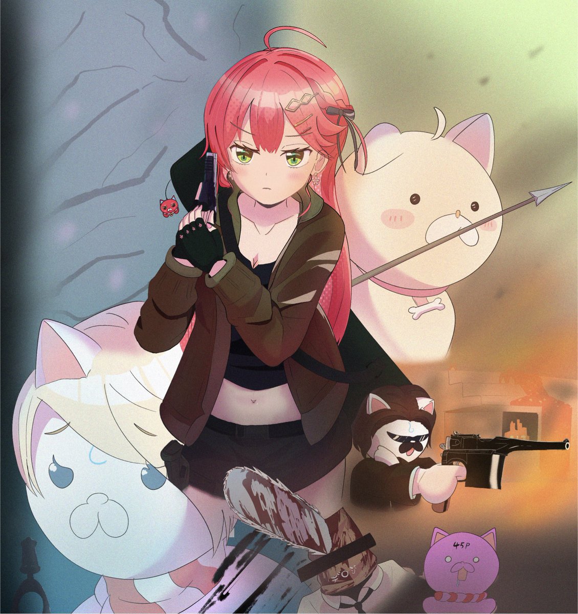 みこち、バイオハザード RE:4 クリアおめでとうございます🌸🌸 みこ