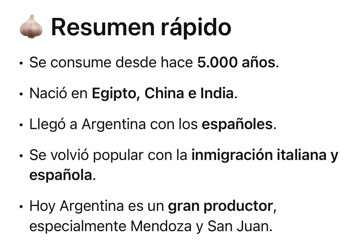 Entonces hace 5000 años que padecemos LA TORTURA del olor ajo