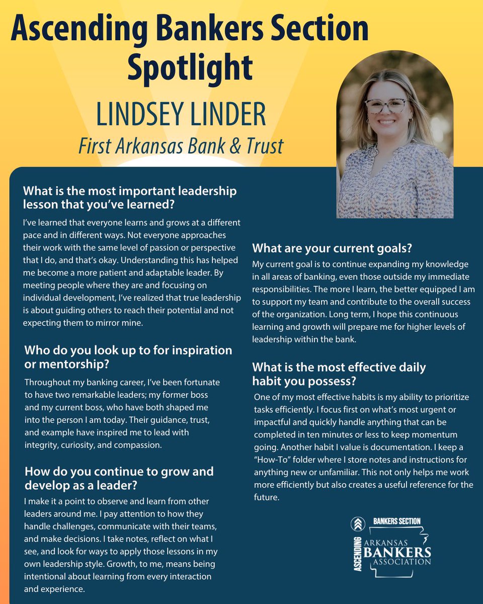 Arkansas Bankers Association tweet media