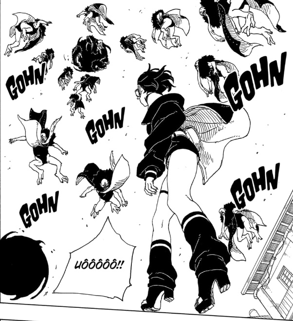 AluskUzumaki's tweet photo. Mesmo que a Sarada não seja o foco principal do arco, é inegável que ela seria de extrema importância, ainda mais agora com o Ohirume.

Olha o tanto de mamushi que ela consegue manipular e explodir de uma vez só, e iam ser mais só que fugiram. https://t.co/4s2RWouIt8
