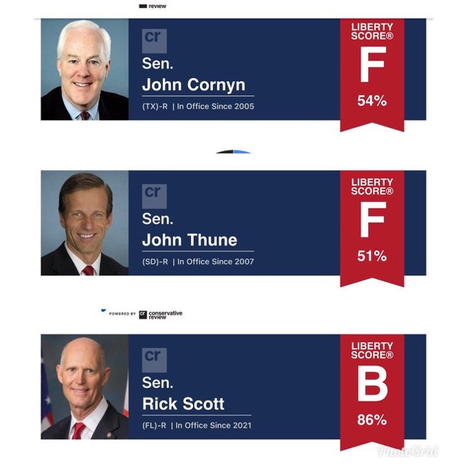 usalpinejager's tweet image. Thune should'a NEVER been "selected" 'leader' (ironic title at this juncture). 
PLEASE
Contact Thune's office, and your congress critter to express your "displeasure" --
gubmint only works right if we watch it carefully and ride herd on it
SEN THUNE "R"-SD
toll free 866-850-3855