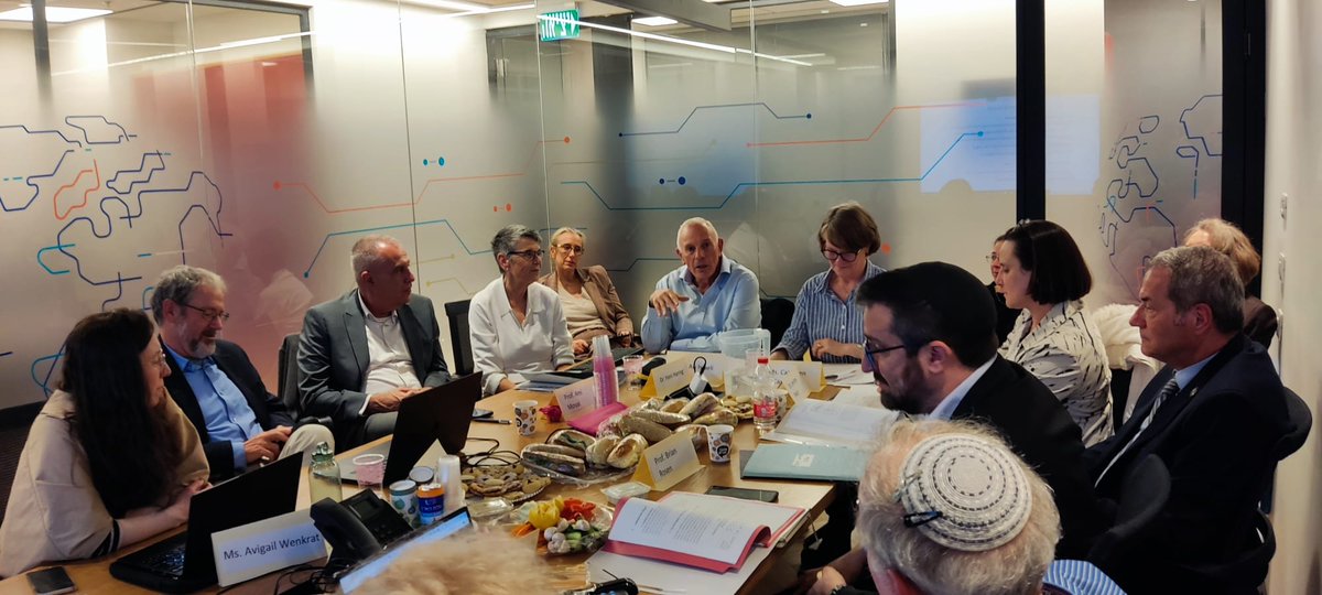 usisraelbsf's tweet photo. Last week, the BSF Board met in Israel for its semiannual gathering - bringing Israeli and U.S. members around the same table for thoughtful, wide-ranging discussion.

Grateful for their leadership and pleased to welcome new members to the Board.

🔗BoG: https://t.co/m2rOBCe710 https://t.co/obpw2HXcqM