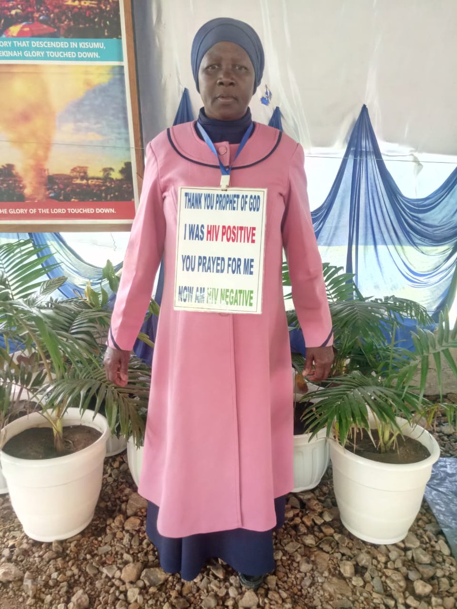 RevCaleb2's tweet photo. This is Mama Jennifer Adhiambo from Awasi whom The Power of The Blood Of Christ Jesus has given a clean bill of health #BloodOfJesusDriesHiv https://t.co/AGAMBq7s20