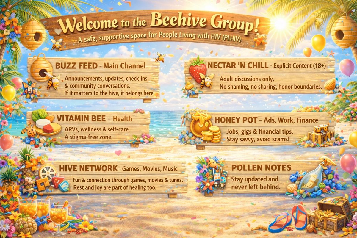 Beehive for PLHIVs tweet media