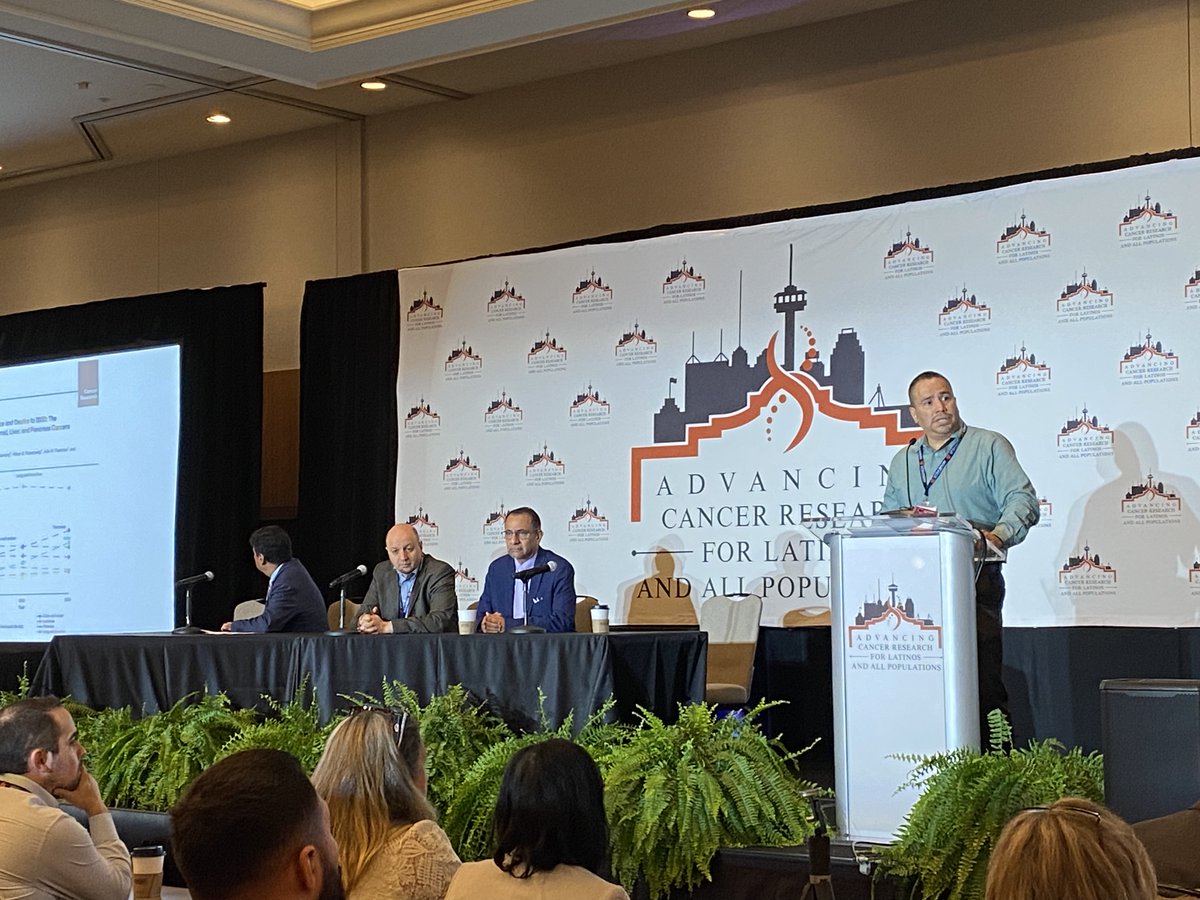 SaludAmerica's tweet photo. We've got a front row seat for the amazing panel on how we can close the genetic gap with biomarkers @LuisRaezMD #ACRLP #ACRLP2026 #CancerResearchforAll https://t.co/XtT6sX94Cp