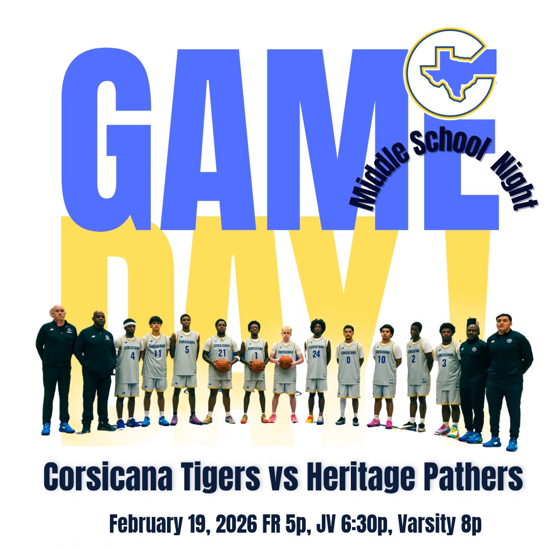 Last game of the Season
Home vs Heritage 

9th 5p

JV 6:30p

Varsity 8p