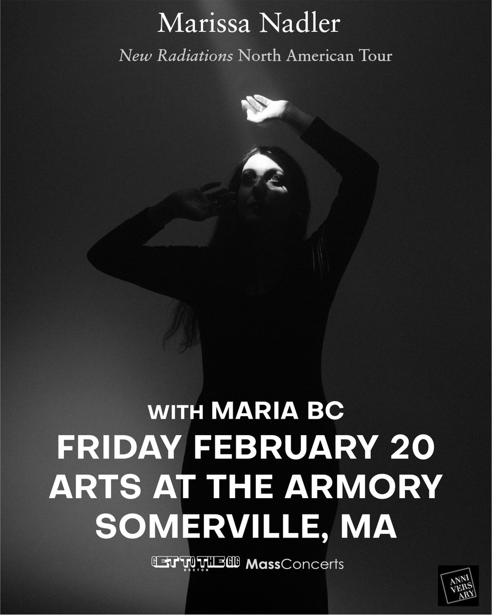 get2thegigbos's tweet photo. We have @marissanadler at @ArtsattheArmory TONIGHT with Maria BC!

Don't miss it! Get tickets NOW: https://t.co/MWhpipTa7F https://t.co/rjFSIU7F0s