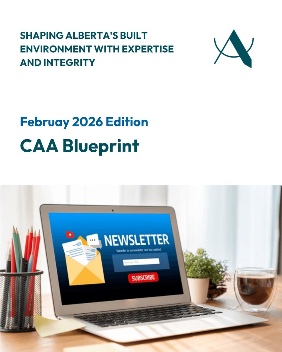 ConsultArchAB's tweet photo. CAA Blueprint February 2026 Edition - https://t.co/6yWWbKwLBF https://t.co/MFgJJh4ukI