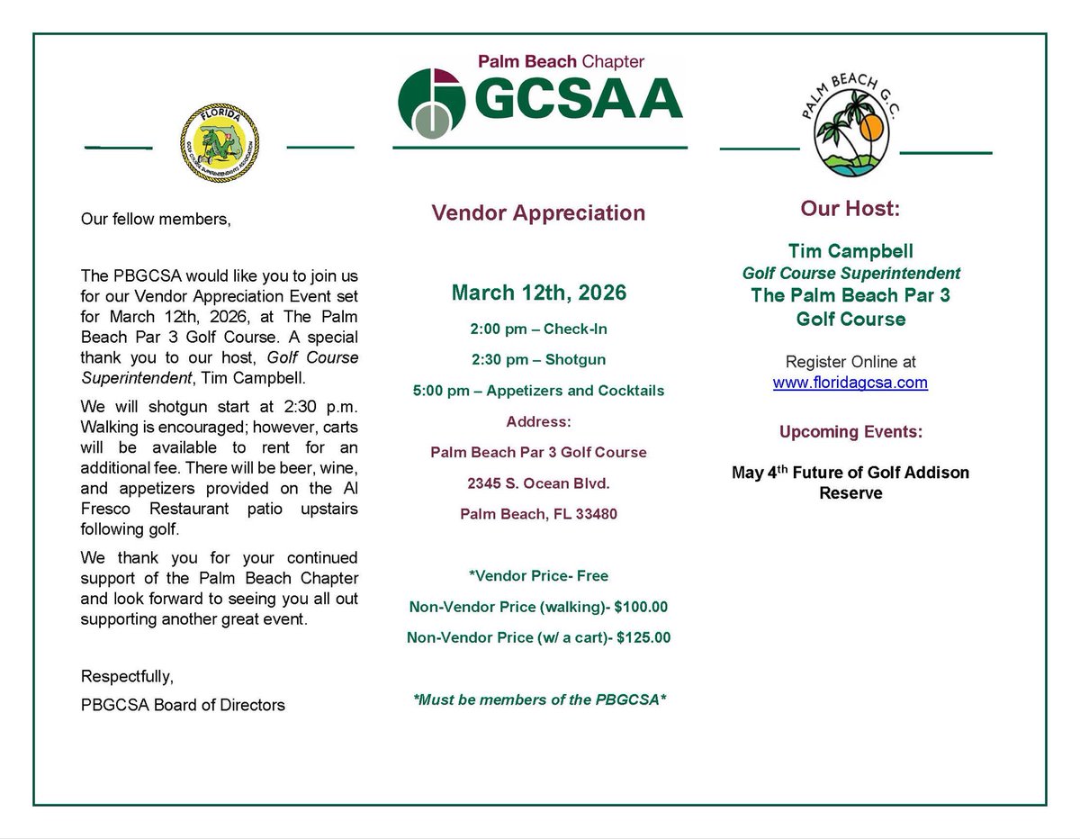 Palm Beach GCSA tweet media