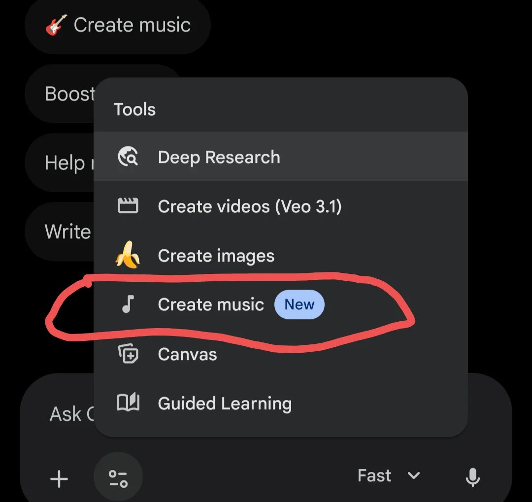 gemini 上了一个创建音乐功能，不过社区看反响平平啊