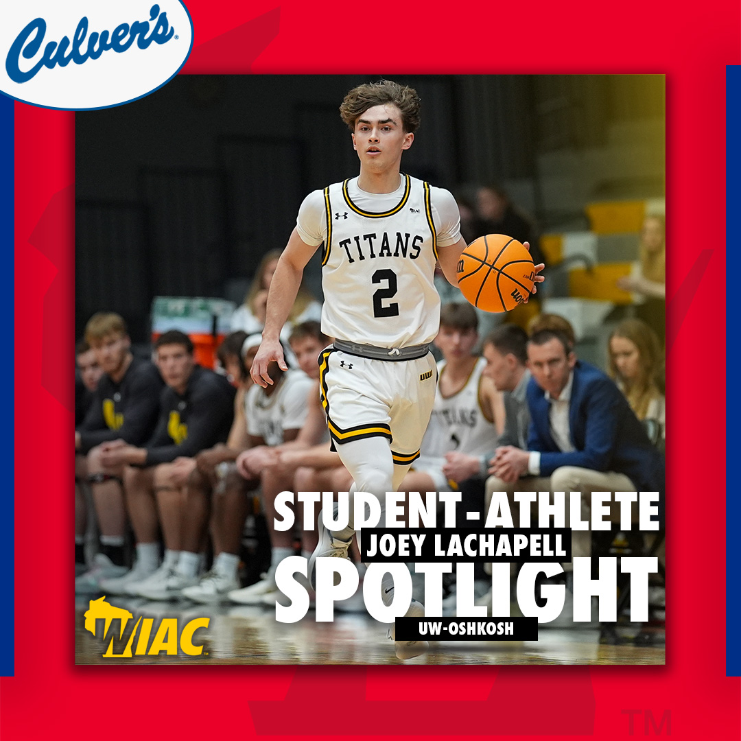 wiacsports's tweet photo. #WIACGYM #WIACBBALL | @UWOshkoshTitans Lydia Hayden 🤸♀️🍝🐘 (https://t.co/yr6z1bnWcp) and Joey LaChapell 🏀🎄🥩 (https://t.co/Pn0asOJmDn) are this week’s Student-Athlete Spotlights (pres. by Culver’s)
#ExcellenceInAction
#ncaaGym
#d3hoops https://t.co/EBjGQugmQc