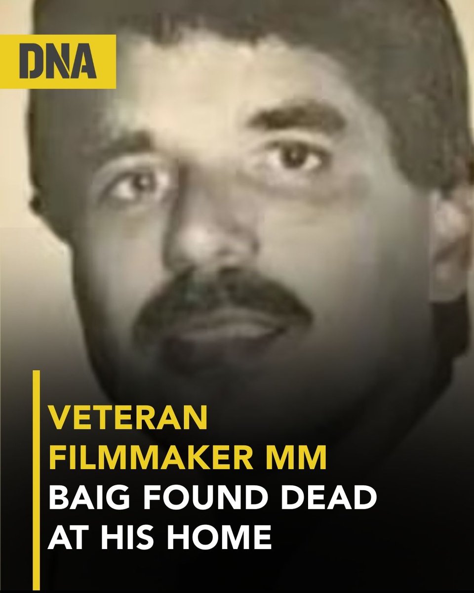 dna's tweet image. In a shocking turn of events, veteran filmmaker MM Baig was found dead at his residence. He was 70. He was the father of the yesteryear child artist Baby Guddu, who acted in films such as Razia Sultan.

#MMBaig #Filmmaker #DNAUpdates