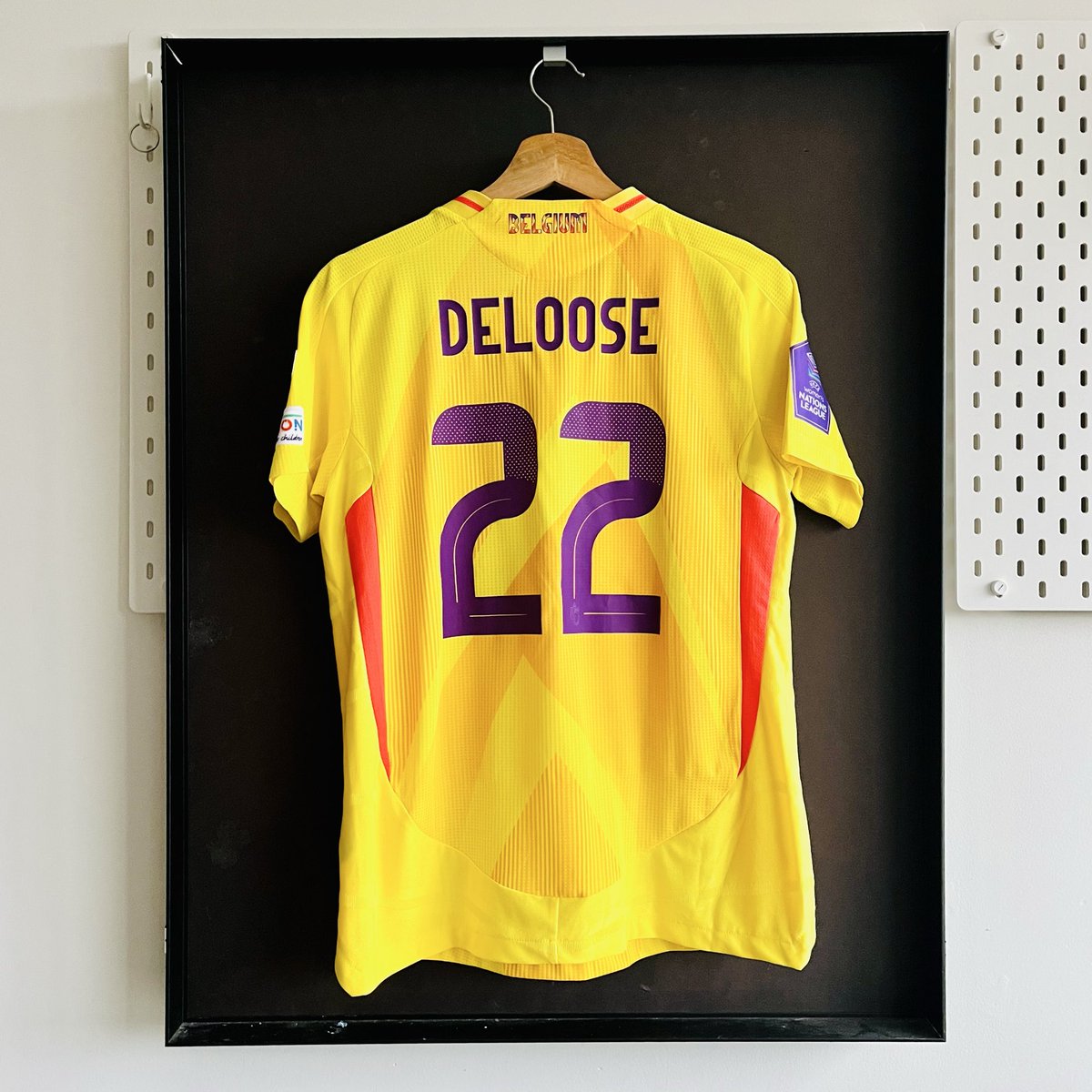 Matchwornfanat1's tweet photo. ❗️One of the most beautiful jerseys in women’s football❗️

#matchissued Laura Deloose
#womensnationsleague Ireland v Belgium https://t.co/zH8vtBxPO8