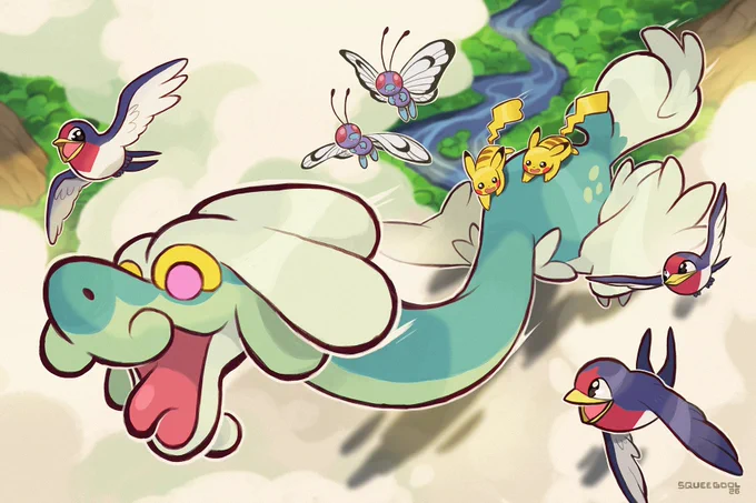 fly fly awaaaaaay!!! #drampa #pokemon