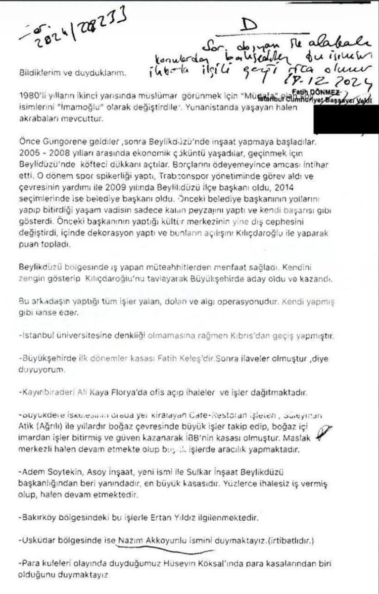 avsbulbul's tweet photo. Akın Gürlek'in başında olduğu HSK, Cumhurbaşkanı Adayımız Ekrem İmamoğlu'nun haksız ve hukuksuz yere tutuklandığı İBB soruşturmasında isimsiz ve imzasız bir yazıyı delil kabul ederek terfi alan dönemin Başsavcıvekili Fatih Dönmez'i İstanbul Cumhuriyet Başsavcısı olarak atadı.  

Aynı süreçte, bu skandalı kamuoyuna duyuran gazeteci Furkan Karabay gözaltına alınmıştı. Yani isimsiz, imzasız bir dilekçeyi delil kabul etmek “sorun” değilken bu skandalı haber yapmak ise suç sayıldı.

Bunun adı çökmüş bir adalet sistemi değil de nedir?

#HSK #CHP @herkesicinCHP