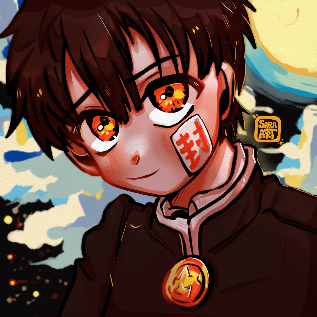 by_saraart's tweet image. This started as a small color and manga style study, and somehow turned into a full piece… ✨👀
I just missed hanako and really wanted to draw him... Inspired by the picture perfect arc, my favorite manga arc 🗡️🎨⭐
#hanako #tbhk #amane #toiletboundhanakokun #地縛少年花子くん