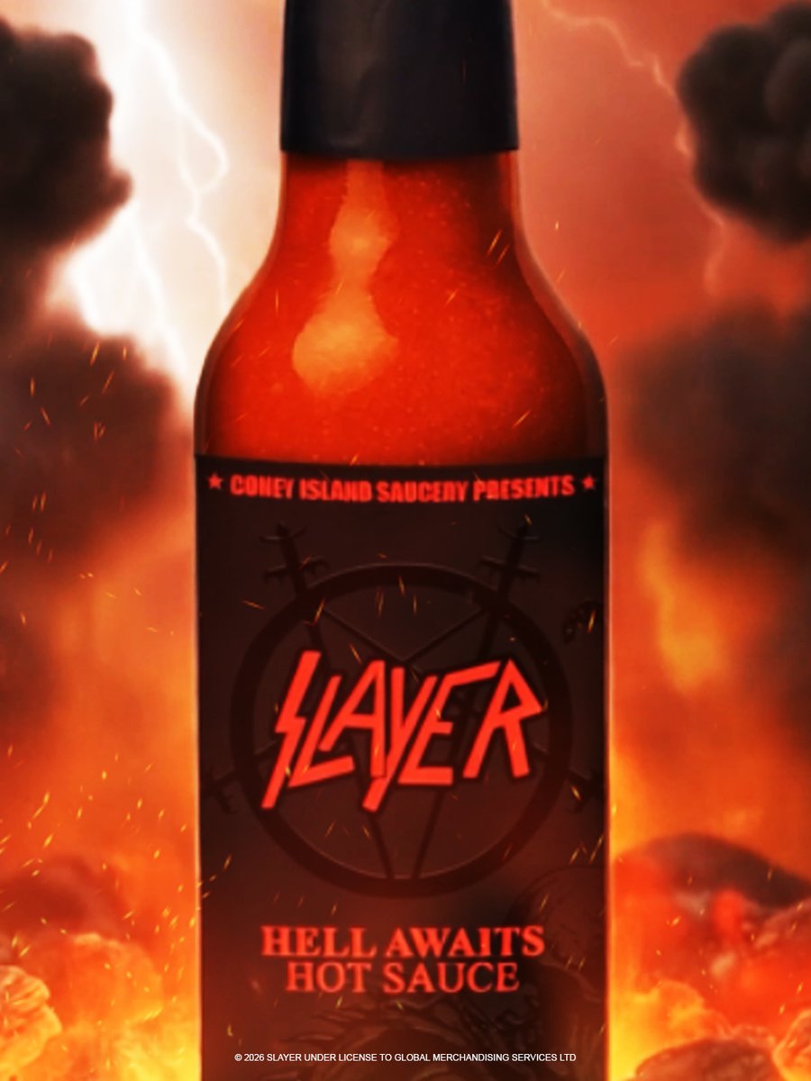 ConeyIslSaucery's tweet image. 👿 Individually numbered bottles
👿 Limited release
👿 Merciless HEAT!

Order yours now at coneyislandsaucery.com #Slayer