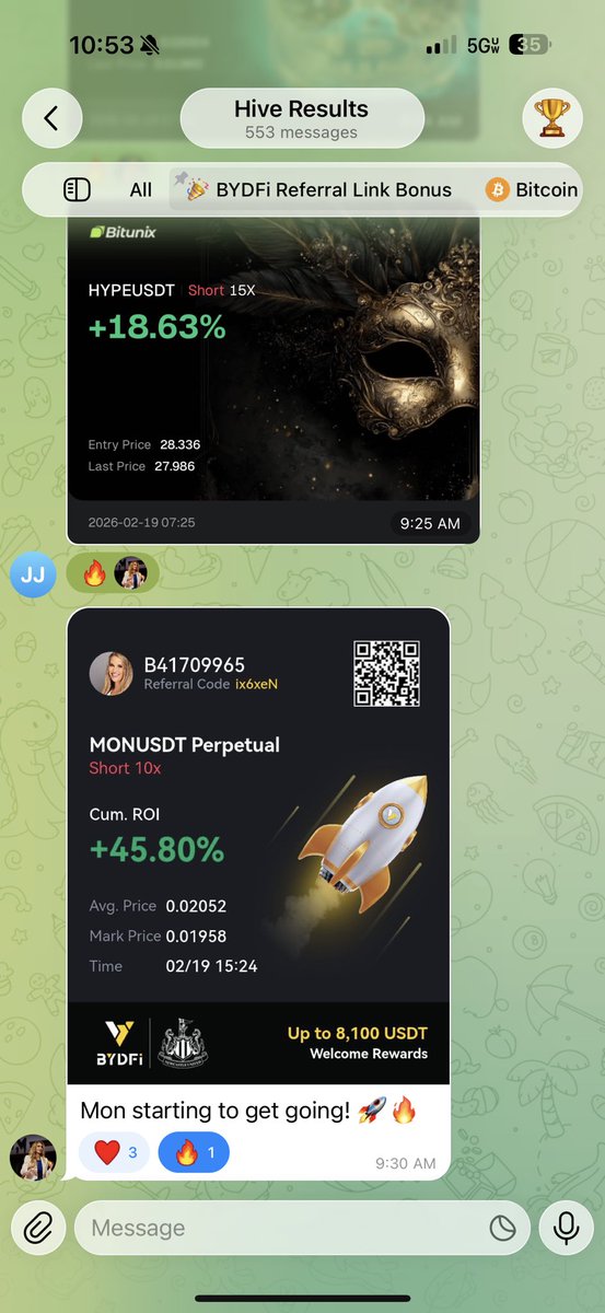 UnstoppableBul1's tweet photo. Members are killing it in the club! You want to know more about getting access to the club let me know!. 
#btc $hype $mon $Deep https://t.co/ynivLEFXdX