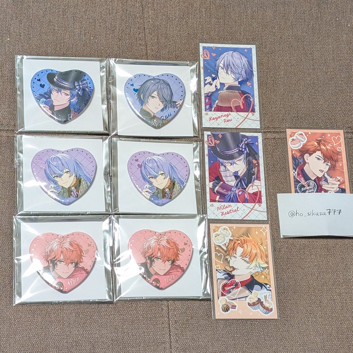 にじさんじ Melty Valentine メルティバレンタイン チェキ風カード 缶