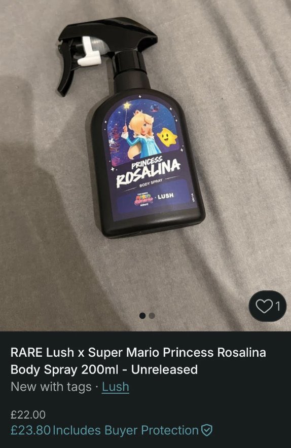 #TheSuperMarioGalaxyMovie x Lush | Rosalina Body Spray