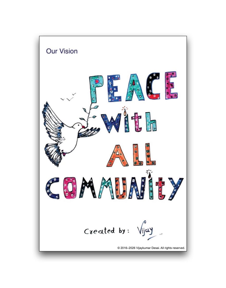 vijayd68's tweet photo. @FoxNews #PeaceWithAllCommunity ‘A global solution for global problems.’ 🌎 🕊️ https://t.co/JVW667BPzX