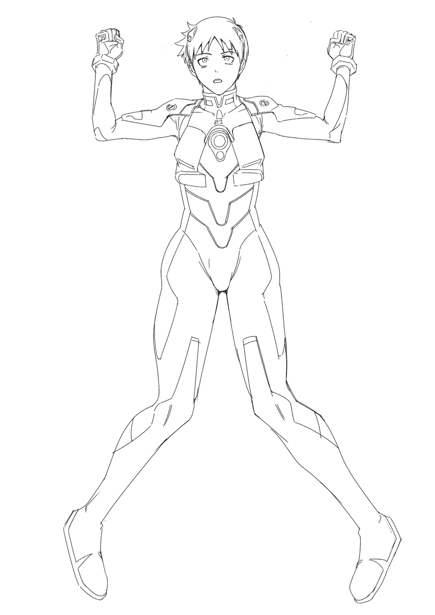 大分下描きまでもっていくペースがあがって来たわね！