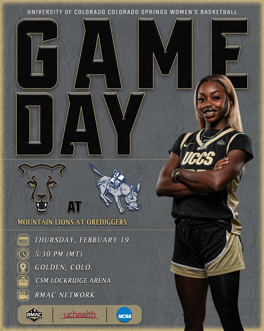 UCCSWBB's tweet photo. ๐GAMEDAY ๐
๐ Colorado School of Mines
๐Golden, Colo.
๐๏ธ CSM Lockridge Arena
โ5:30 p.m.
๐ https://t.co/GINz9LJYeO
๐ฅ๐ฒ https://t.co/bDzbPdILCD
#GoMountainLions #RMACwbb https://t.co/uCwj5R2T5x