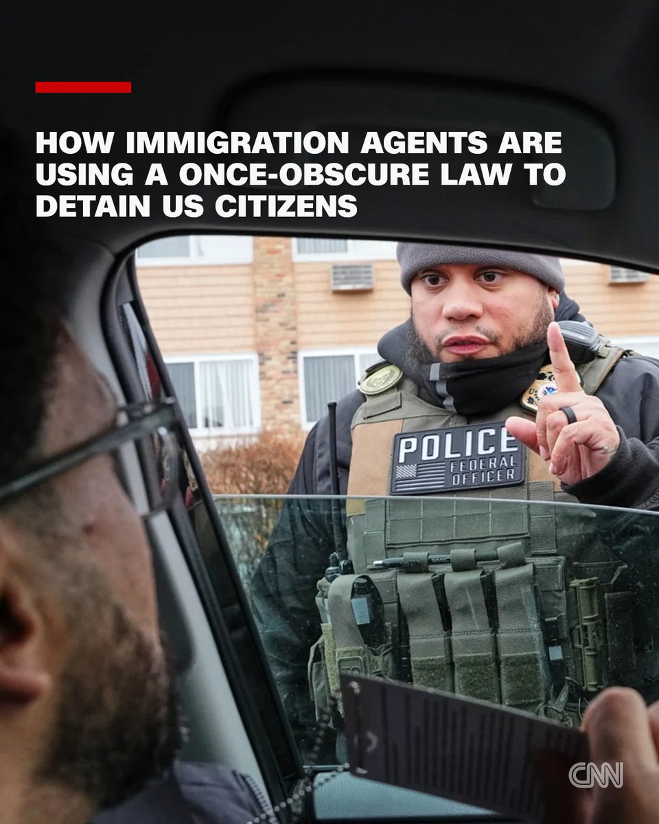 A CNN investigation reveals that immigration officers are detaining hundreds of US citizens under 18 USC 111. But when those cases make it to court, many are falling apart. cnn.it/4czPn2K