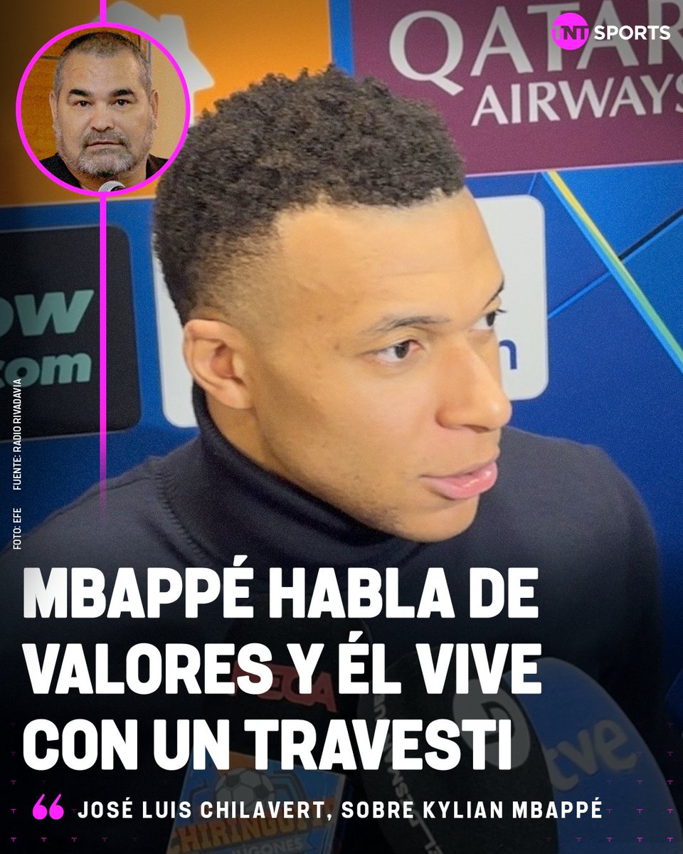 Las polémicas declaraciones de José Luis Chilavert sobre Kylian Mbappé luego del escándalo en Champions League.

"¿Por qué en España quieren sacrificar a Prestianni? Si el primer insulto vino del lado del mon… De Vinicius, que es de piel negra… Si lo sancionan, ya te da lugar a