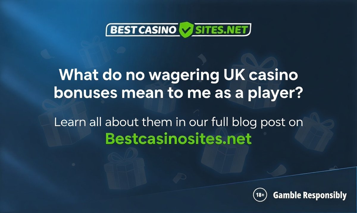 𝗪𝗵𝗮𝘁 𝗱𝗼 𝗻𝗼 𝘄𝗮𝗴𝗲𝗿𝗶𝗻𝗴 𝗨𝗞 𝗰𝗮𝘀𝗶𝗻𝗼 𝗯𝗼𝗻𝘂𝘀𝗲𝘀 𝗺𝗲𝗮𝗻 𝘁𝗼 𝗺𝗲 𝗮𝘀 𝗮 𝗽𝗹𝗮𝘆𝗲𝗿?
Did anything change after the UKGC 10x wagering requirements cap?

👉 Find more about it - 
bestcasinosites.net/knowledgebase/…

#bonuses #onlinecasinos #UK #bestcasinositesnet