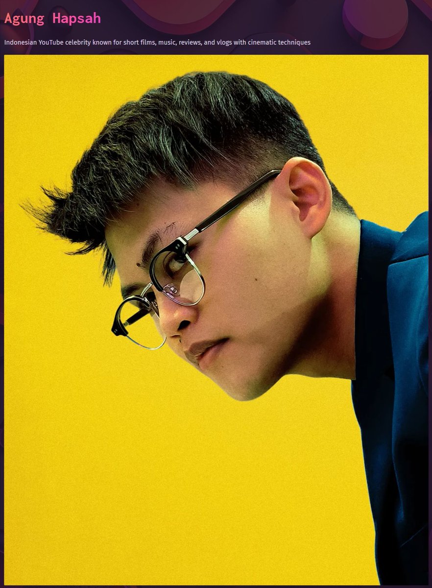 Born on the same date. 
The esteemed ✨ Ms.Sabrina Carpenter 🌈 ( Birthdate 1999 - 05 - 11 ) and the honorable ✨ Mr.Agung Hapsah 🌈 ( Birthdate 1999 - 05 - 11 ) share the same birthday. 

Agung Hapsah is Formed in Indonesian YouTube celebrity known for short films, music,