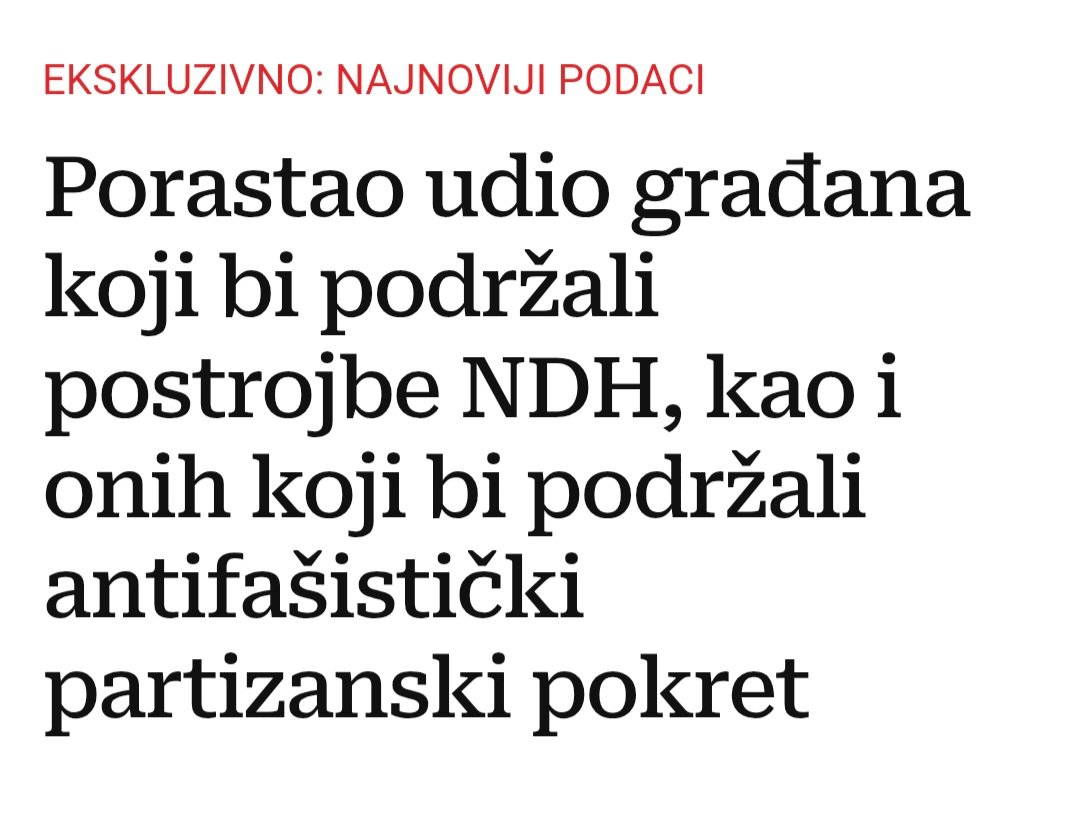 EKSKLUZIVNO! 
4. val: Proizvodnja "anketa" o porastu ustaštva. 
Stari trik: čim netko dirne u petokraku, odmah ga proglasi braniteljem NDH. Klasika iz laboratorija praznoglavaca s diplomama koji ne podnose istinu o svim zločinima.