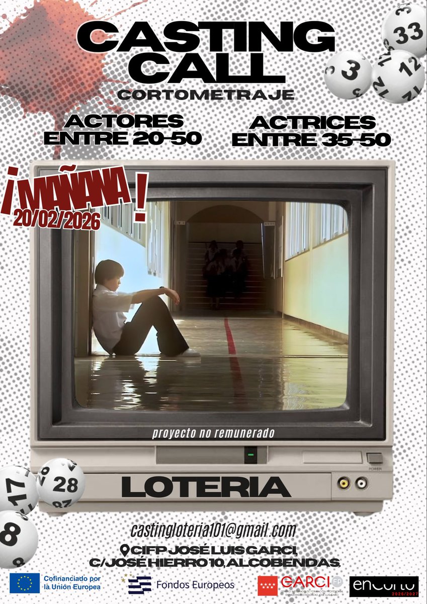 hottdogss's tweet photo. Buscamos actores para un proyecto muy muy guay, apuntaroooossss #casting #corto https://t.co/1tDrJu1pTf