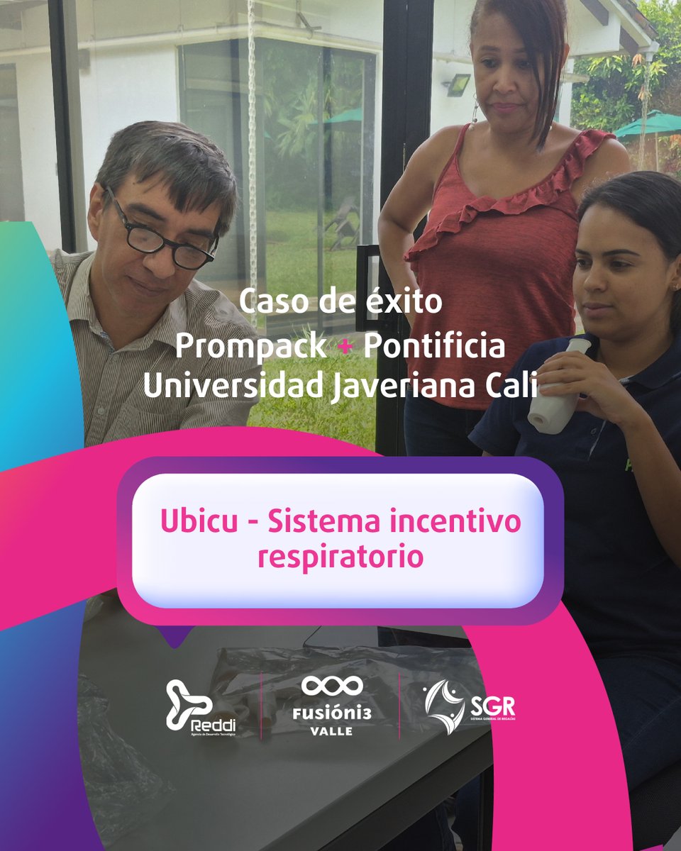La innovación en salud no solo salva vidas. También mejora la experiencia del paciente.

Prompack y la Pontificia Universidad Javeriana Cali llevaron Ubicu hasta un TRL 8, consolidando un dispositivo médico que transforma la terapia respiratoria en una experiencia interactiva y