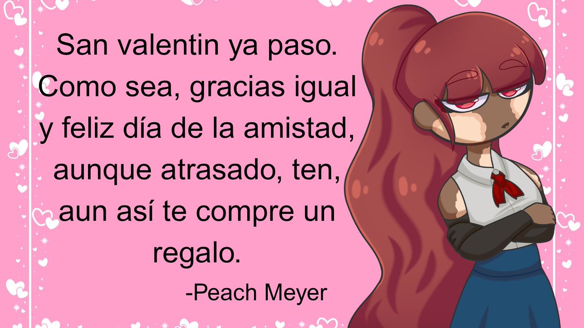 FHS_NextStars's tweet photo. ¡Feliz San valentin! 
Next stars tenemos tanto amor que no hay porque celebrarlo un día específico únicamente (definitivamente no es que acabamos tarde el trabajo)
Aqui nuestros personajes seleccionados tienen mensajes para ustedes
-j✮
#fhs #fnafhs #fhsau #foxica #fhsns 
(1/2) https://t.co/LM9ijpYfmp