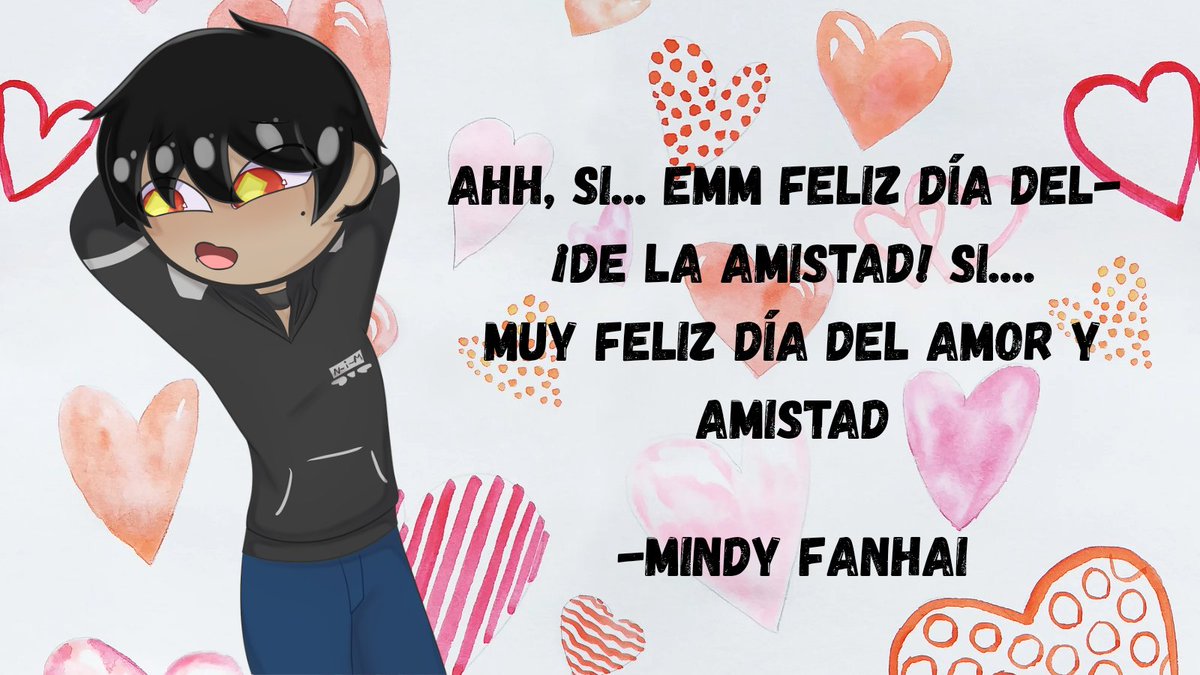FHS_NextStars's tweet photo. ¡Feliz San valentin! 
Next stars tenemos tanto amor que no hay porque celebrarlo un día específico únicamente (definitivamente no es que acabamos tarde el trabajo)
Aqui nuestros personajes seleccionados tienen mensajes para ustedes
-j✮
#fhs #fnafhs #fhsau #foxica #fhsns 
(1/2) https://t.co/LM9ijpYfmp