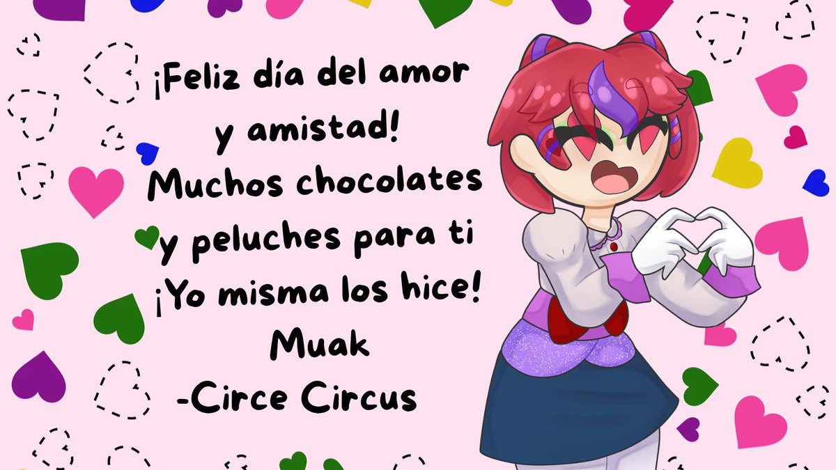 FHS_NextStars's tweet photo. ¡Feliz San valentin! 
Next stars tenemos tanto amor que no hay porque celebrarlo un día específico únicamente (definitivamente no es que acabamos tarde el trabajo)
Aqui nuestros personajes seleccionados tienen mensajes para ustedes
-j✮
#fhs #fnafhs #fhsau #foxica #fhsns 
(1/2) https://t.co/LM9ijpYfmp